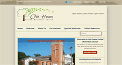 Desktop Screenshot of oakhavenumc.org